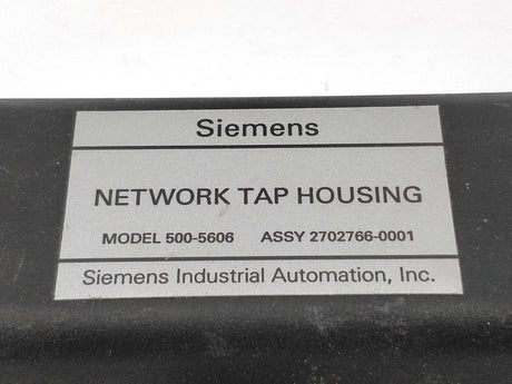 Siemens 500-5606 Network tap housing