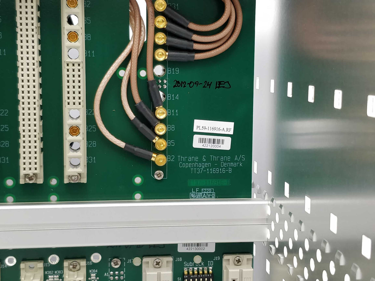 Thrane & Thrane TT37-116916-B Rack 37-116917-B Digital Backplane