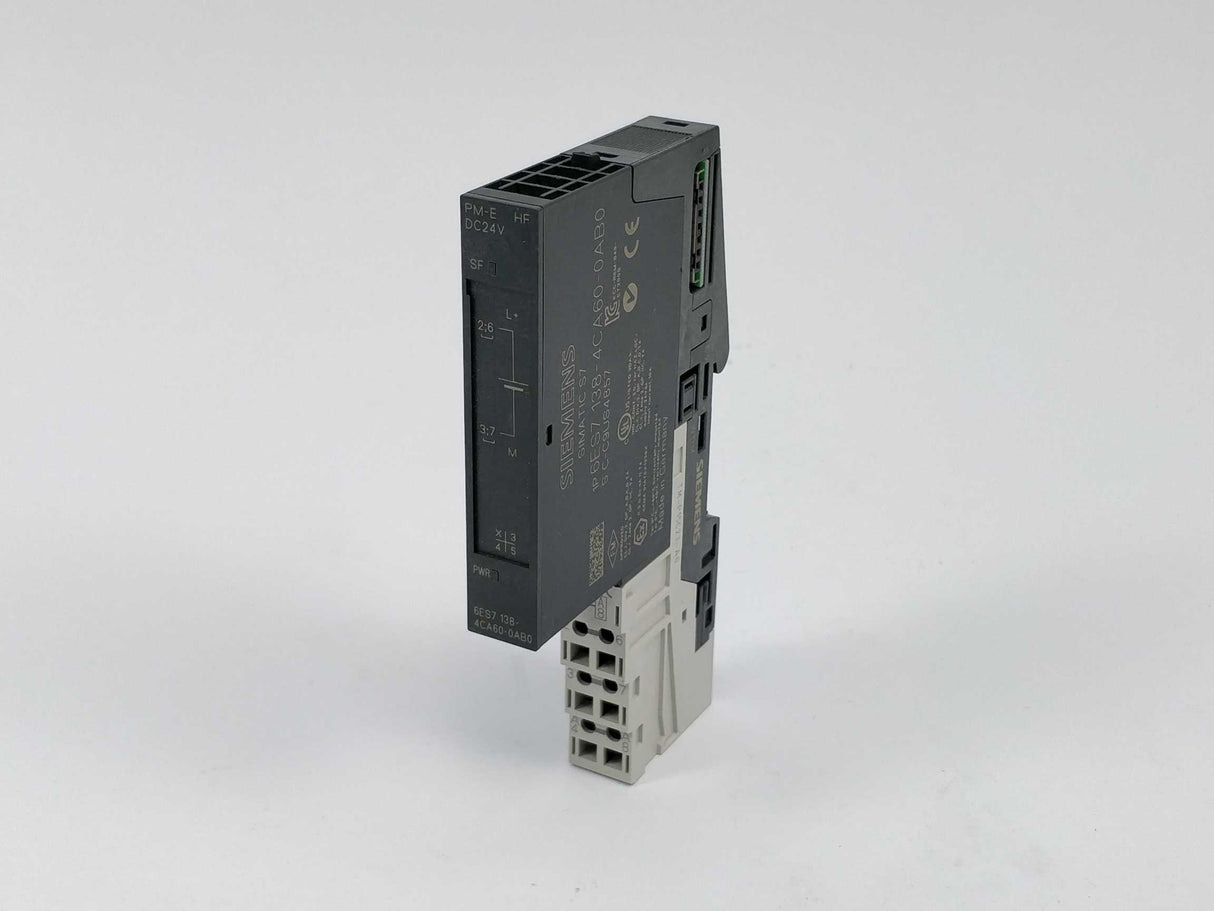 Siemens 6ES7138-4CA60-0AB0 E:02 & 6ES7193-4CD30-0AA0 E:02