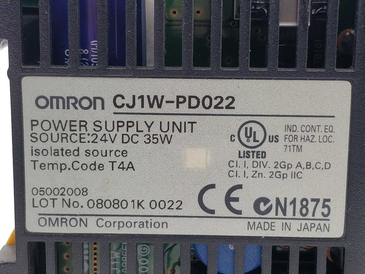 OMRON CJ1W-PD022 Power supply unit PD022