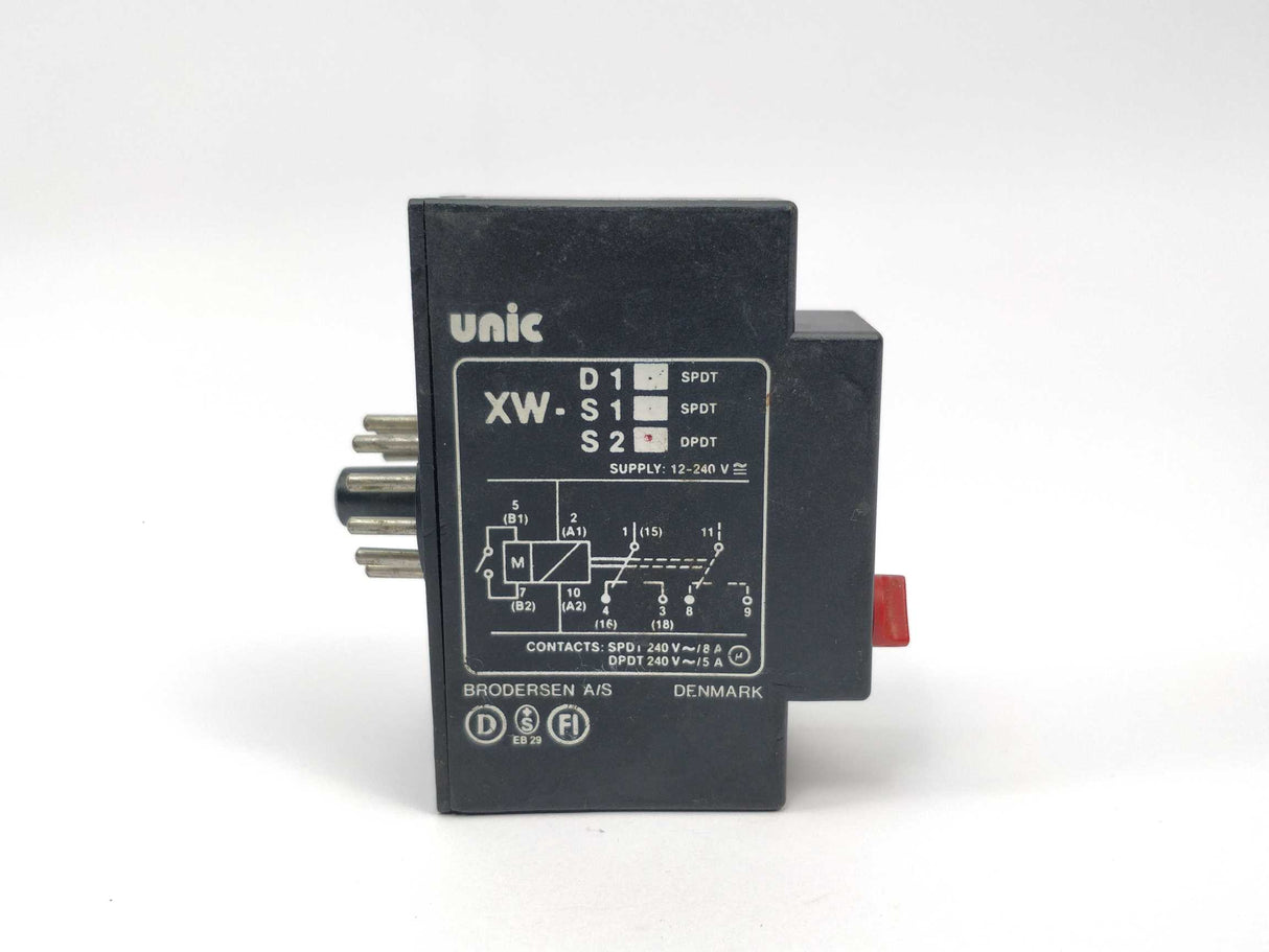 BRODERSEN UNIC XW-S2 Multi-Function Timer Relay