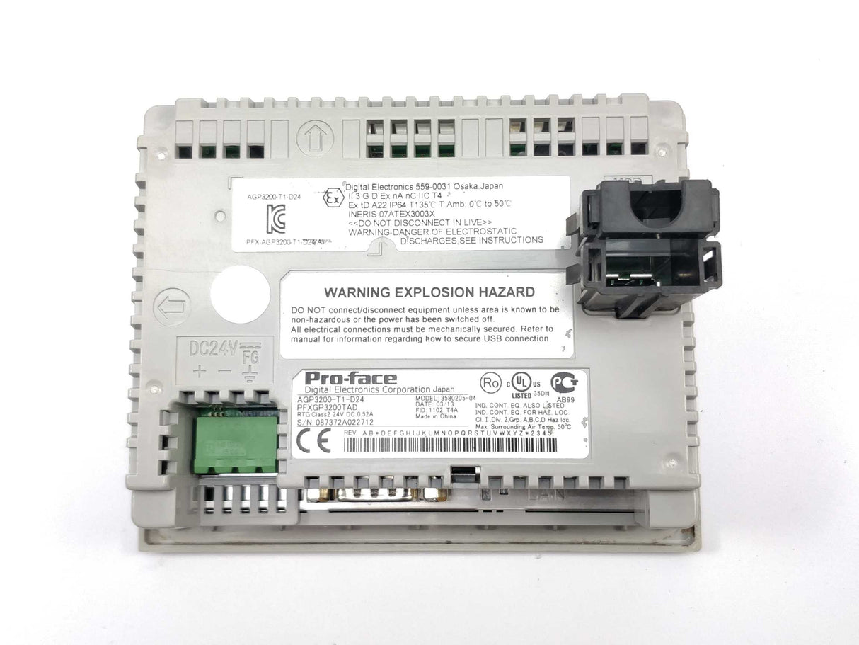 Pro-Face AGP3200-T1-D24 Screen PFXGP4201TAD Rev.C01