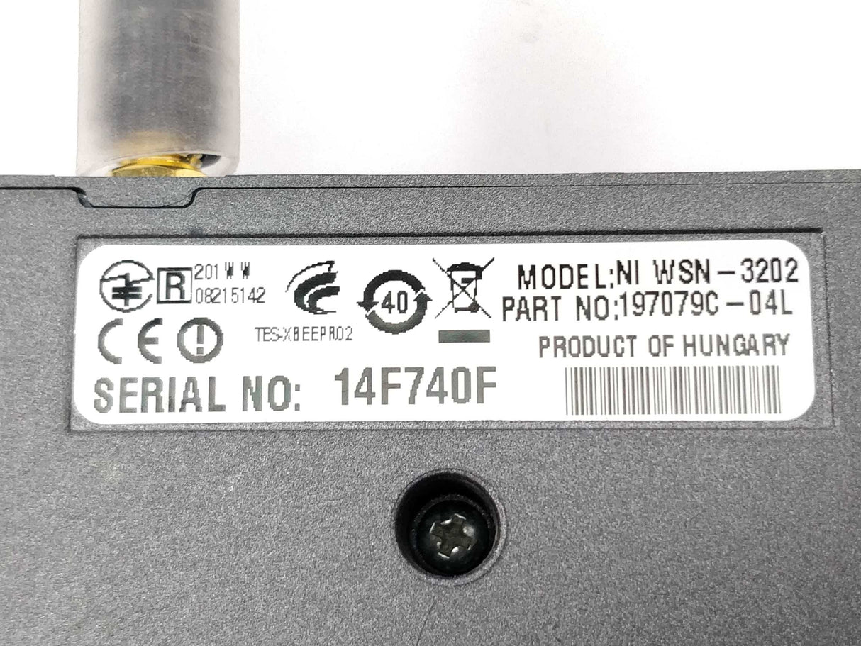 National Instruments NI WSN-3202 4-Ch Analog Input Node for WSN