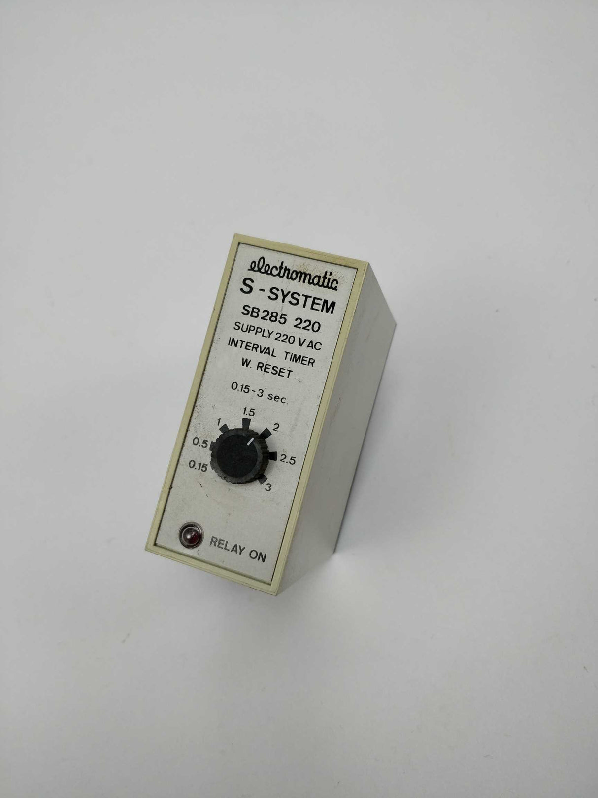 Electromatic SB 285 220 Interval Timer w. Reset