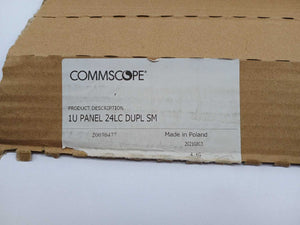 Commscope 4-1671000-4 1U Panel 24LC DUPL SM