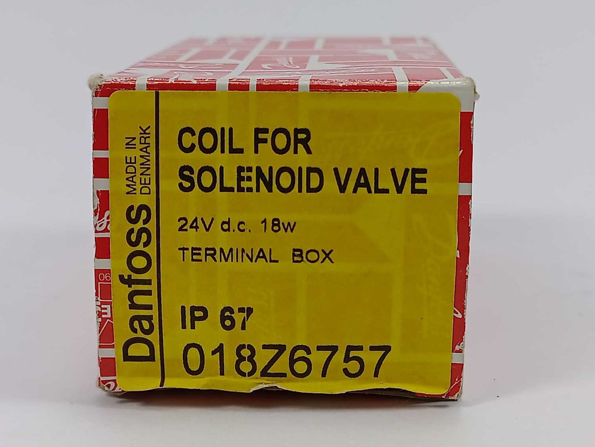 Danfoss 018Z6757 COIL FOR SOLENOID VALVE 24V d.c. 18w