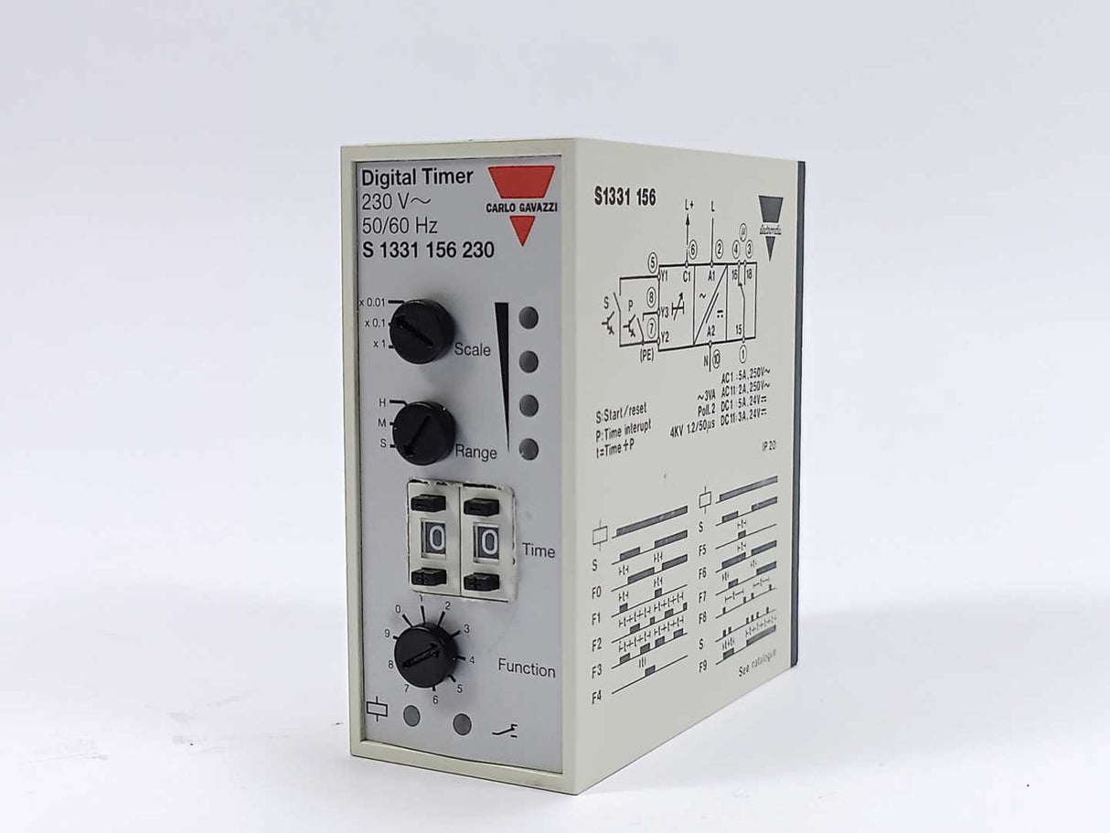Carlo Gavazzi S1331156230 / S 1331 156 230 S-TIMER MULTI SPDT 230VAC 50/60 Hz