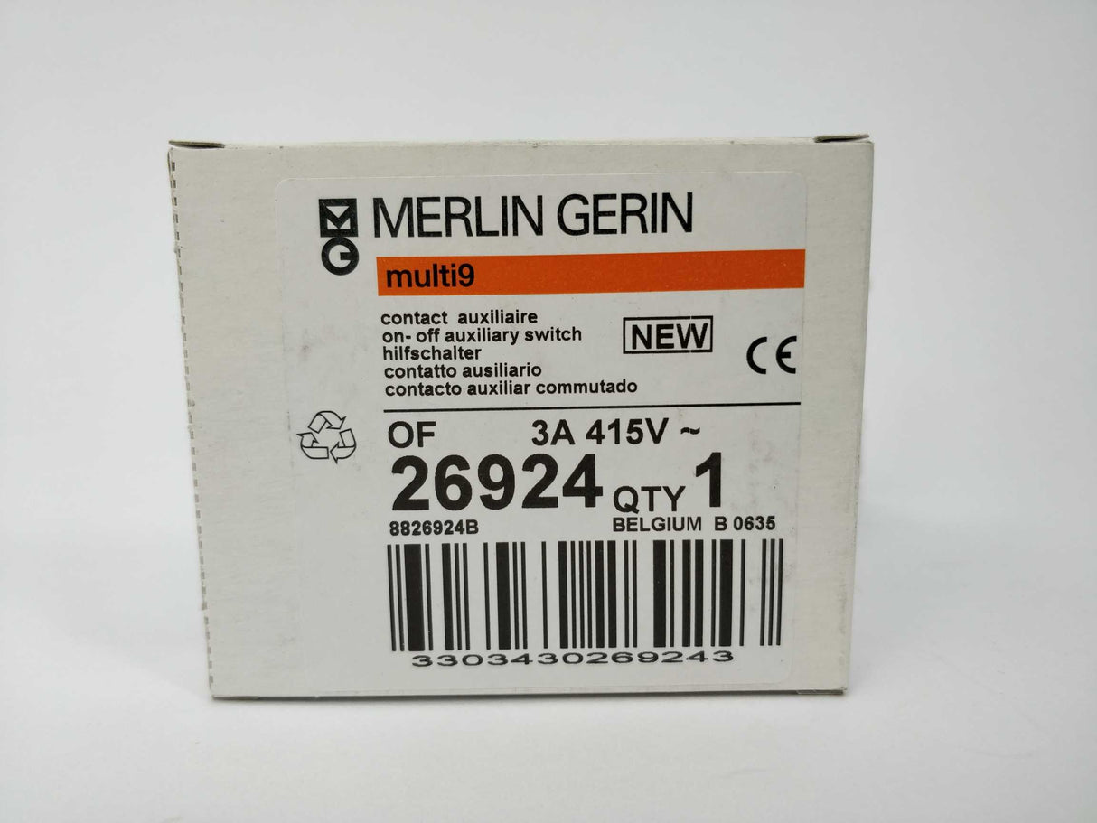 Merlin Gerin 26924 Contact auxilarie switch Multi 9