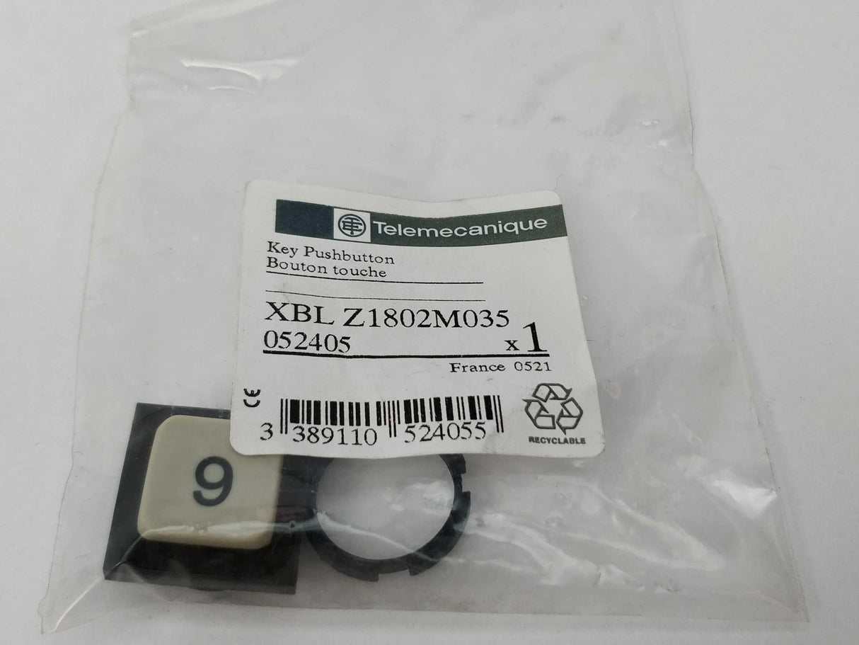 TELEMECANIQUE XBL Z1802M035 Key pushbutton 052405