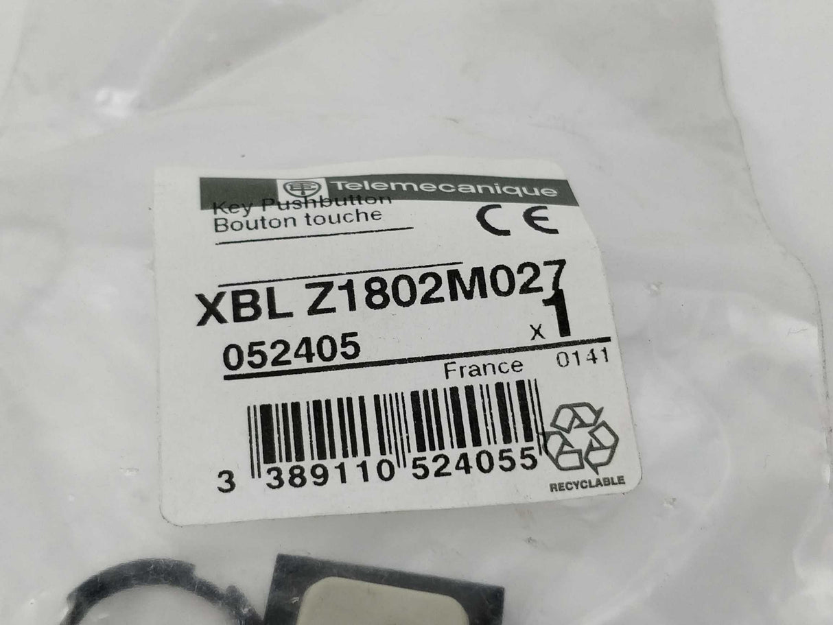 TELEMECANIQUE XBL Z1802M027 Key pushbutton