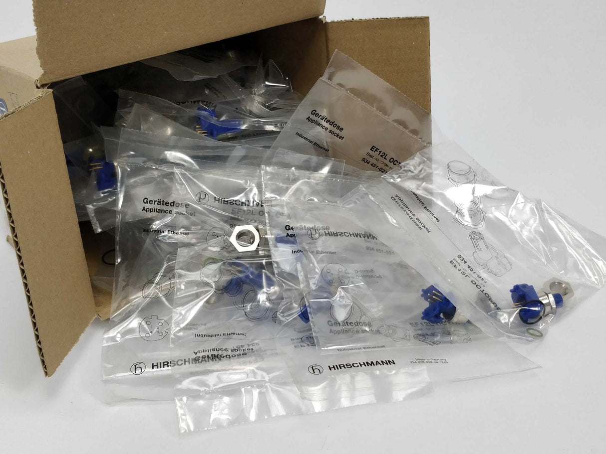 Hirschmann EF12L OCTOPUS Industrial ETHERNET Connector 25 Pcs.