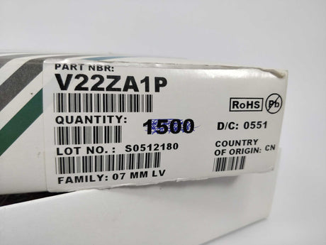 Littelfuse V22ZA1P Metal oxide varistor, 780 Pcs.