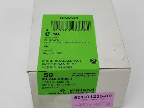 Wieland 99.240.9996.1 PCB pin header 50pcs