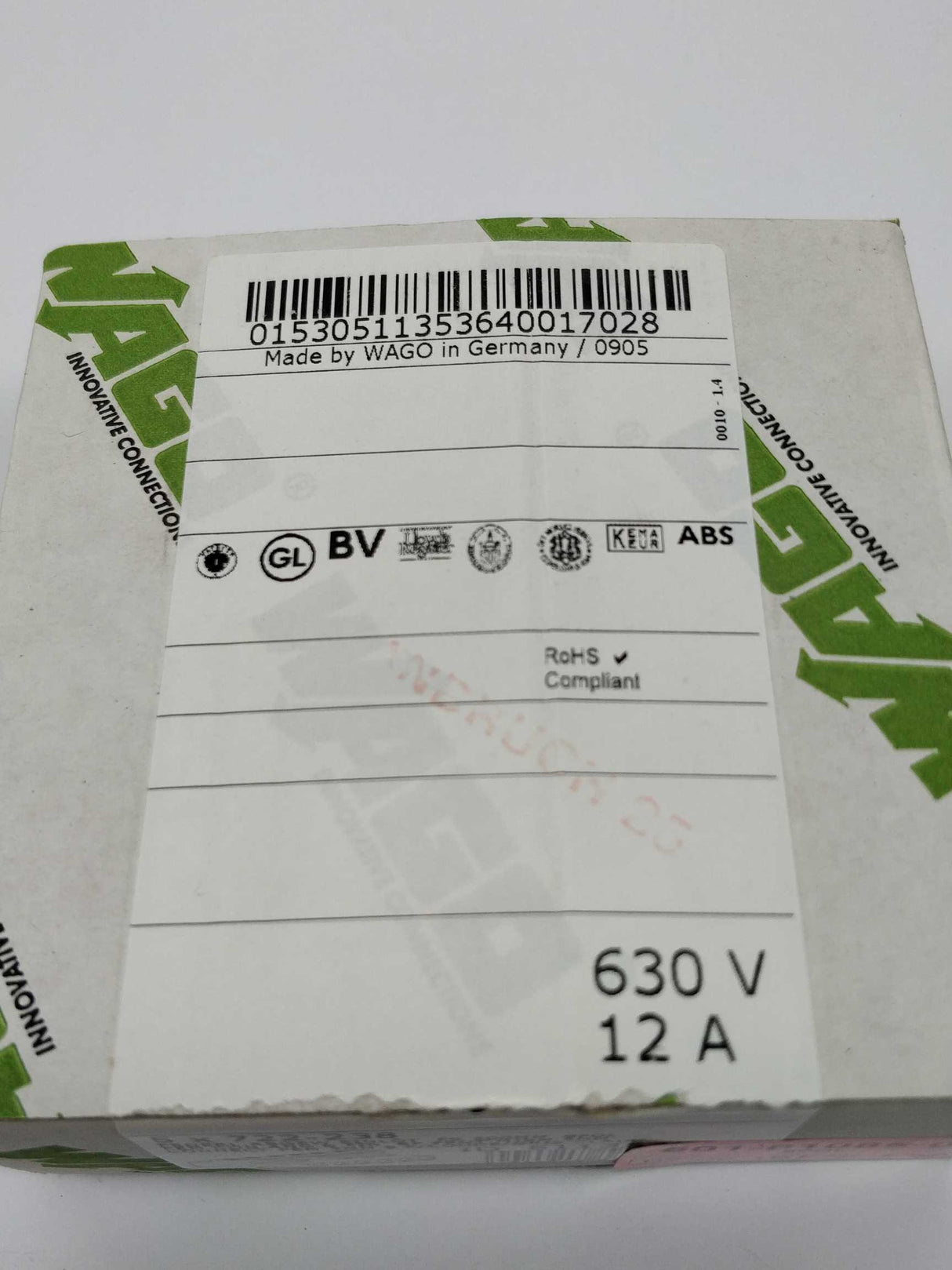 Wago 722-238 MCS THT female header 5pcs