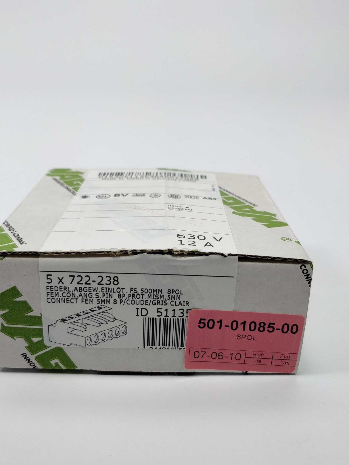 Wago 722-238 MCS THT female header 5pcs