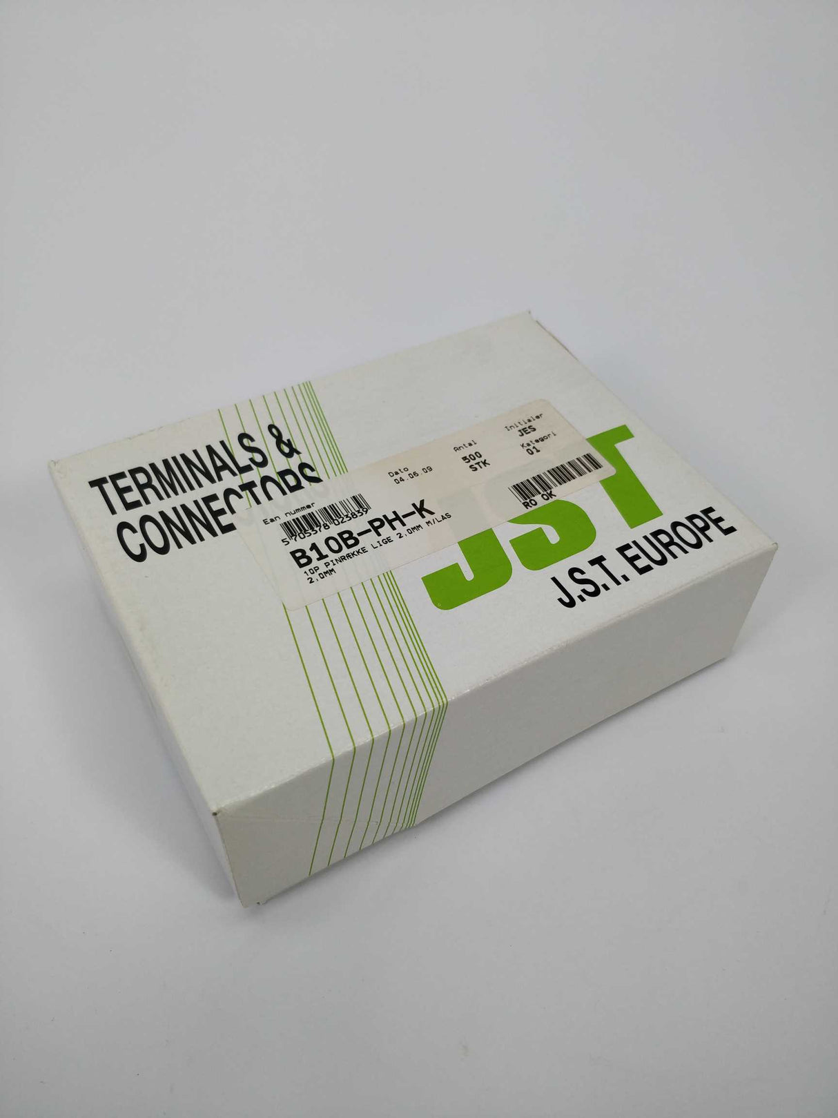 JST B10B-PH-K (LF) (SN) Connector header 500pcs