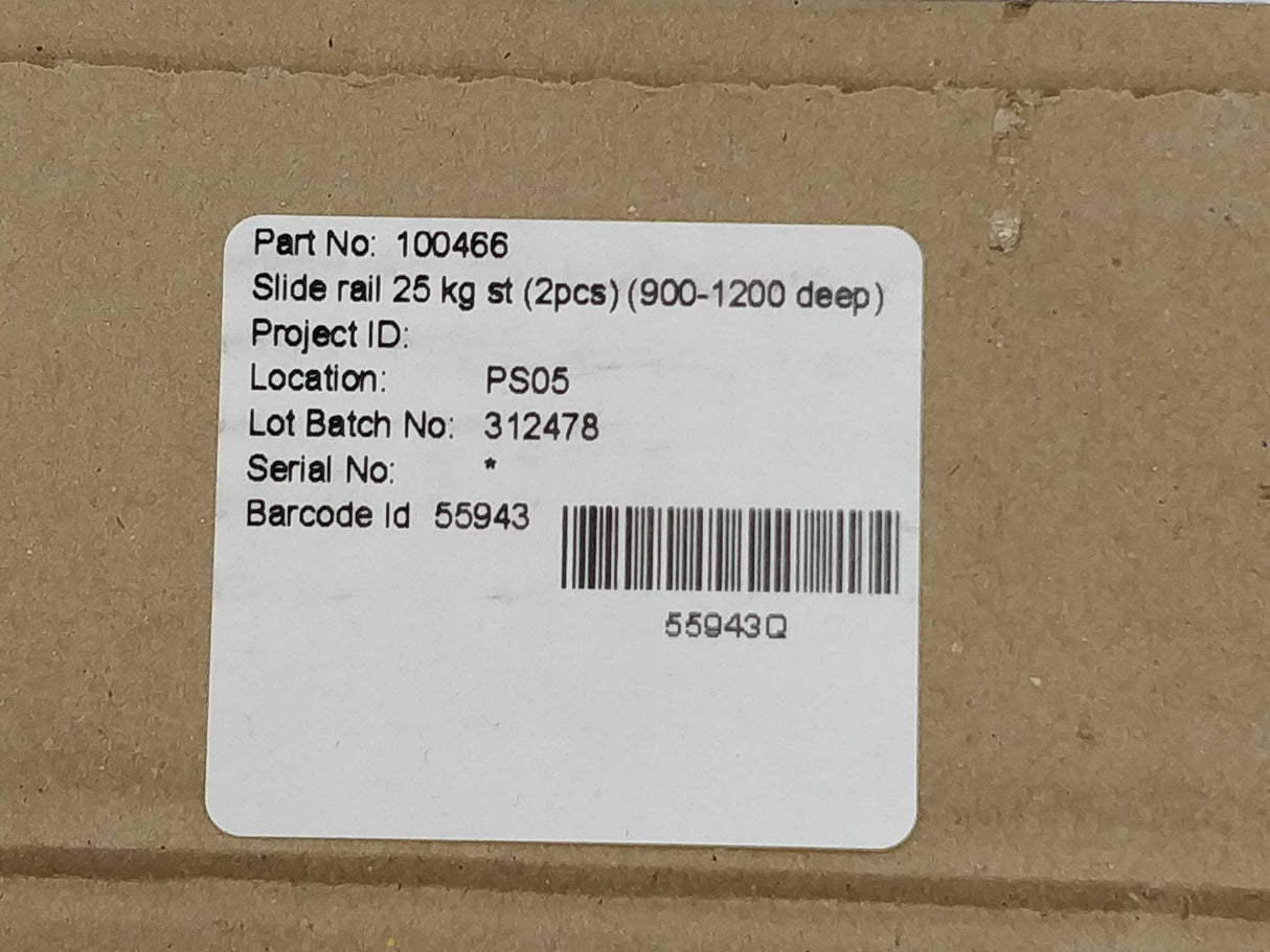 Schroff 23130098 Slide Rail 25kg