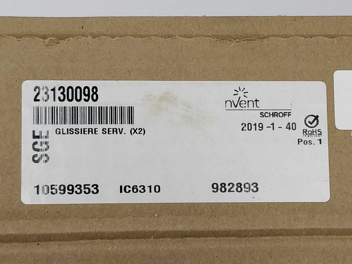 Schroff 23130098 Slide Rail 25kg