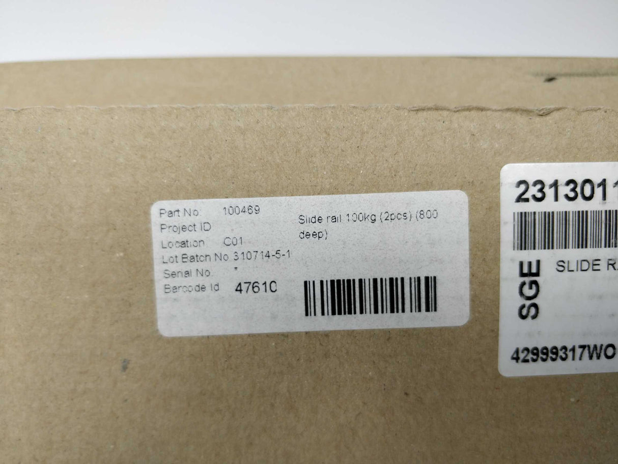 Schroff 23130119 Heavy-Load Slide Rail 100kg