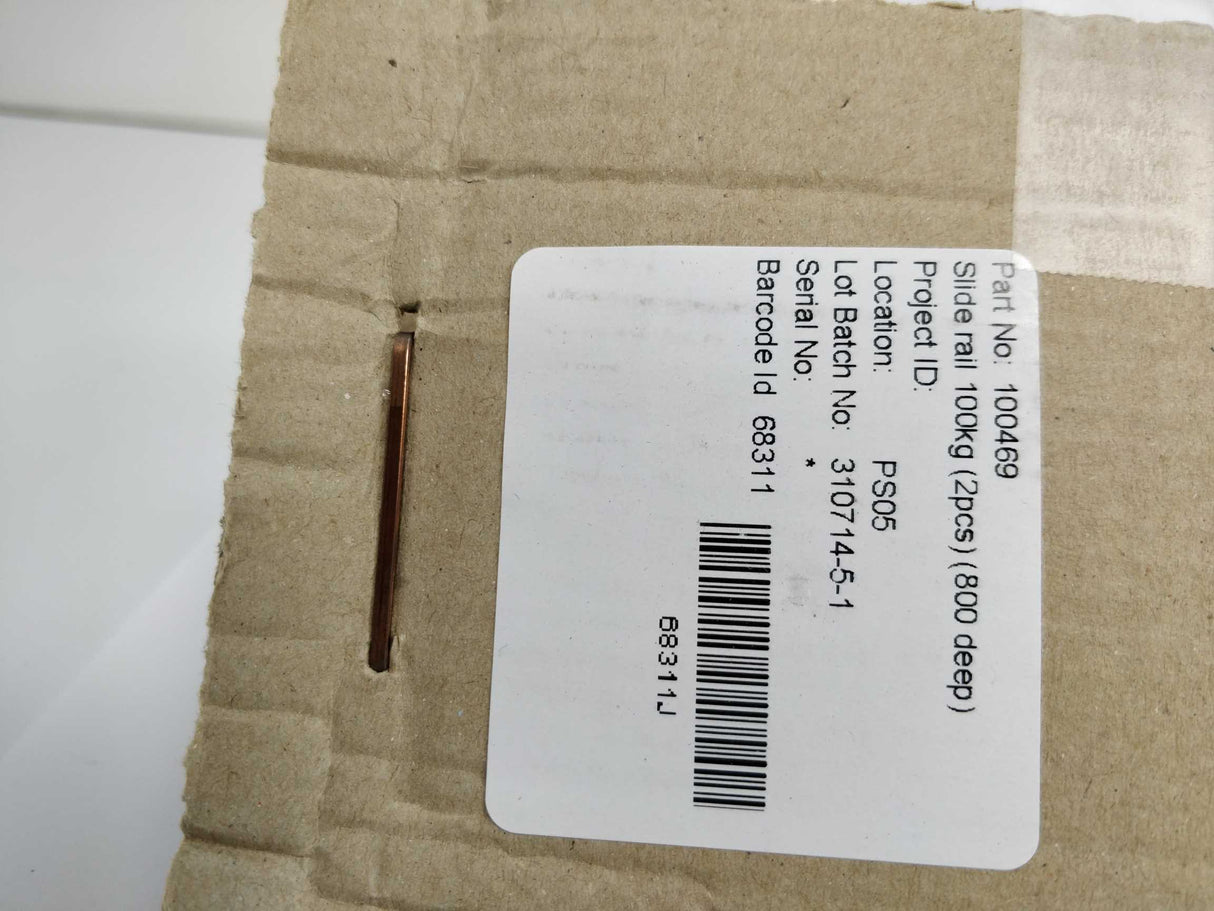 Schroff 23130119 Heavy-Load Slide Rail 100kg