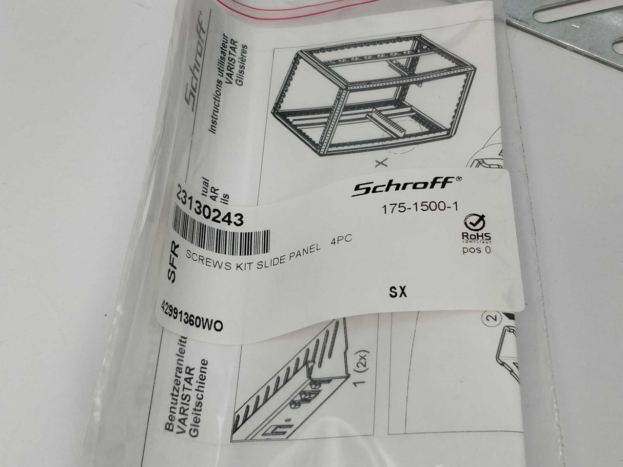 Schroff 23130119 Heavy-Load Slide Rail 100kg