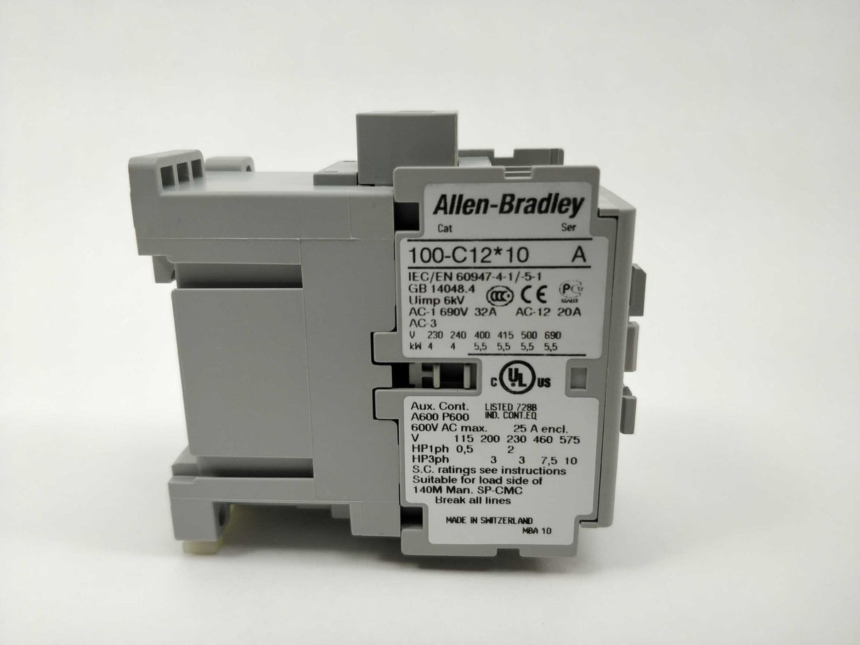 AB 100-C12D10 CONTACTOR SER A. 110VAC