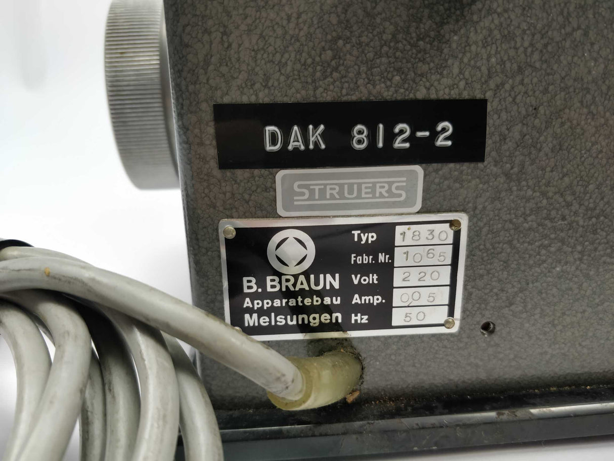 B. Braun 1830 skalenwerte für spritze 50ml Vintage instrument