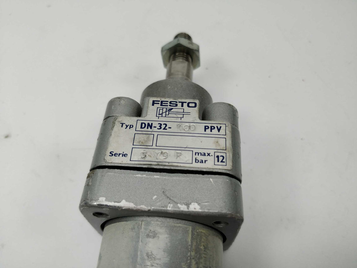 Festo DN-32-100PPV Pneumatic Stamp Cylinder