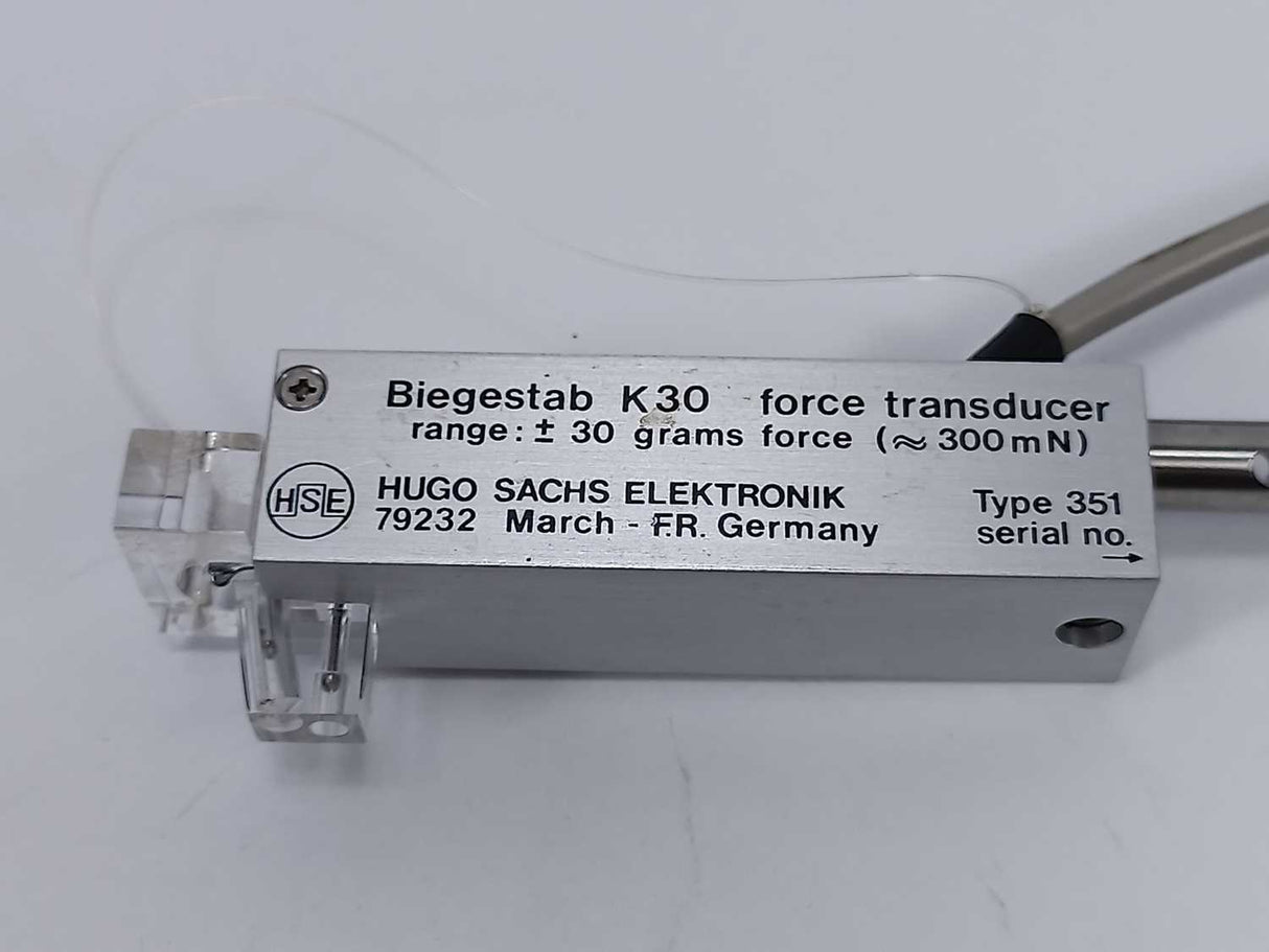 HUGO SACHS ELEKTRONIK 351 K30 Force Displacement Transducer