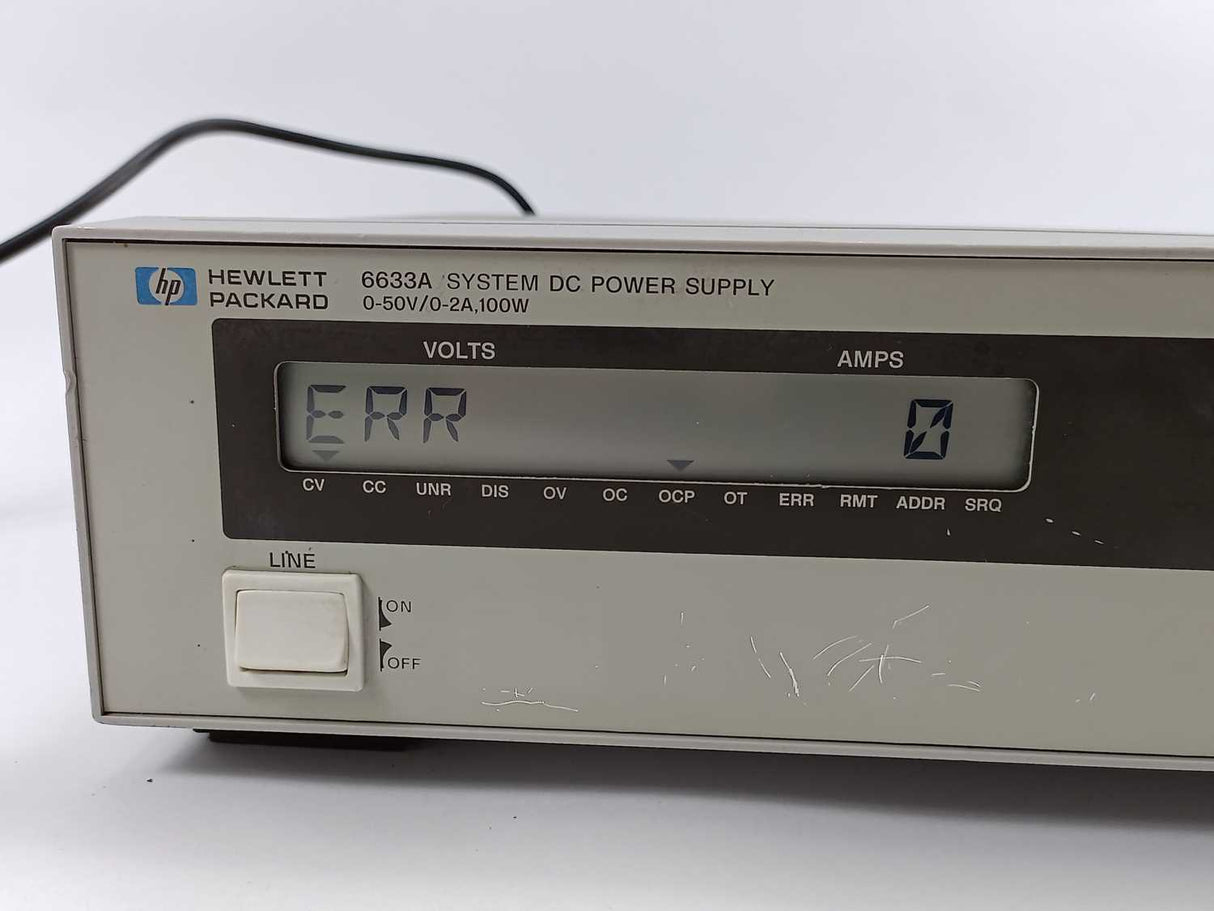 Hewlett Packard 6633A System DC Power supply