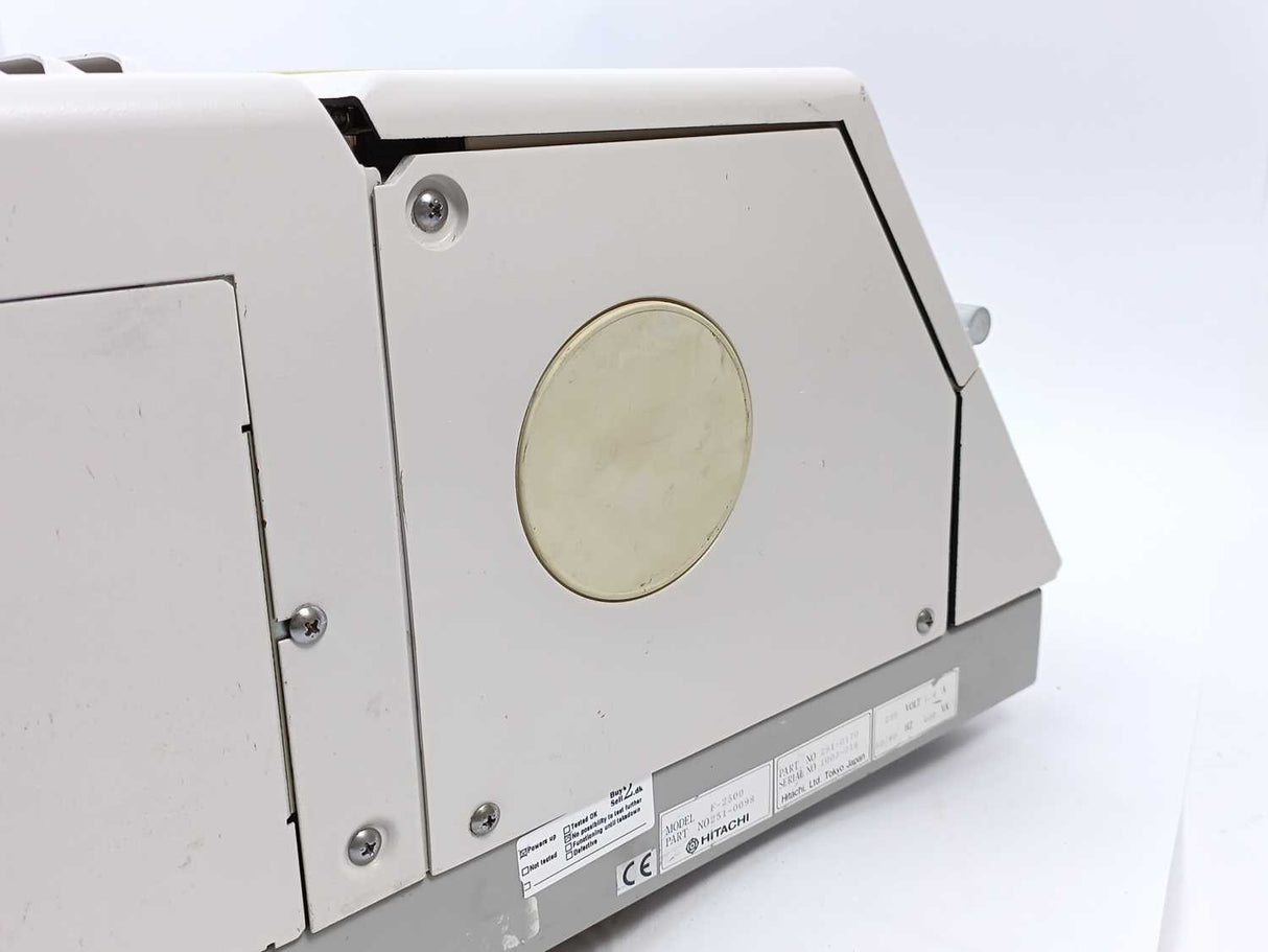 HITACHI 251-0098 F-2500 Fluorescence Spectrophotometer w/ 251-0170