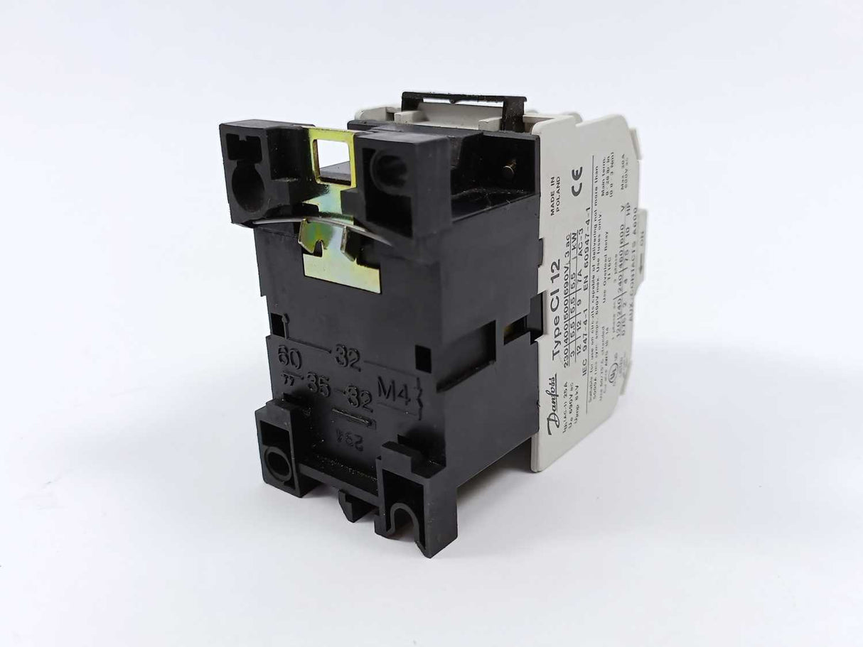 Danfoss 037H0032 Contactor Type CI 12 w/ 4 Main Contacts 220V coil