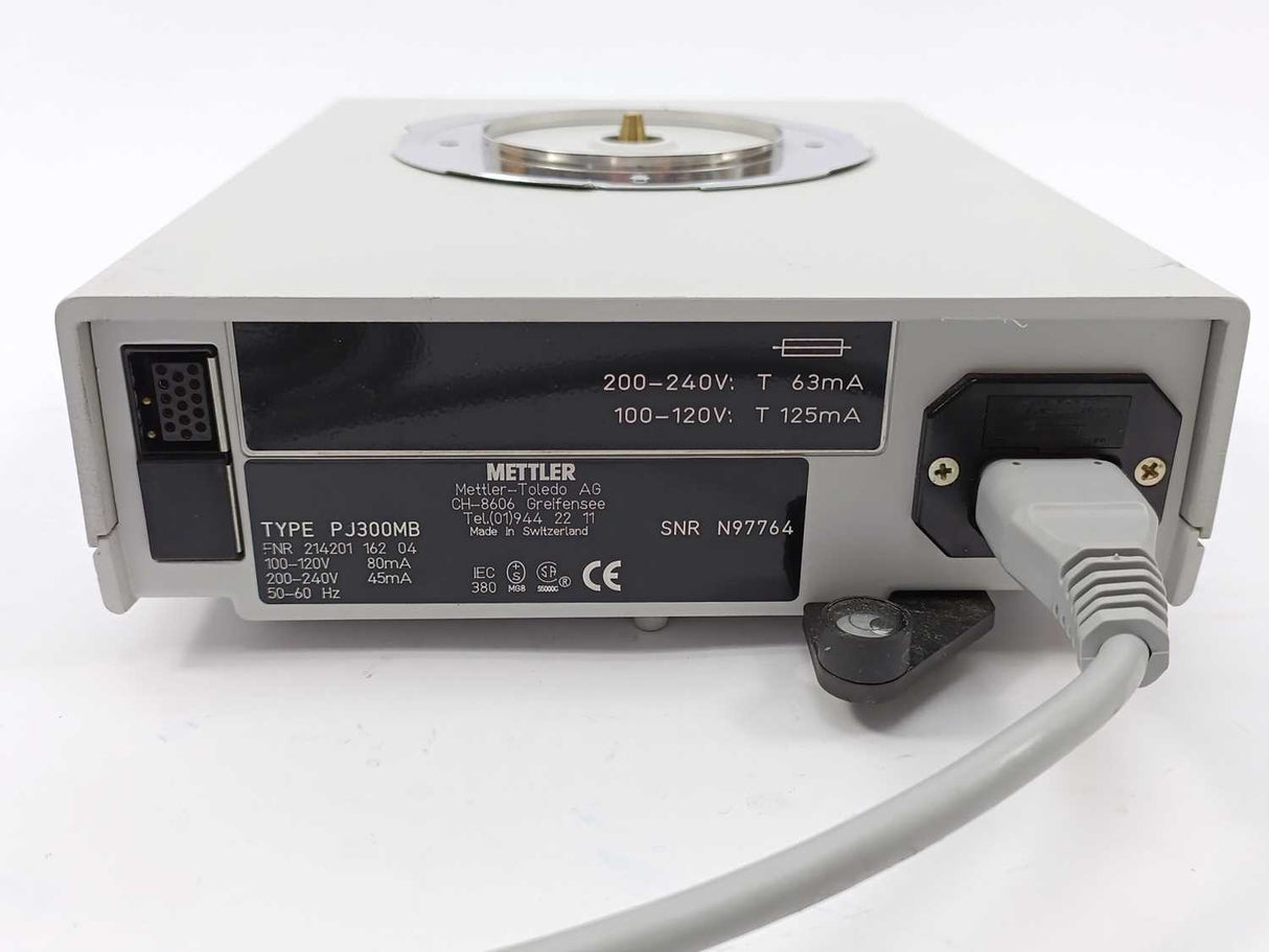 Mettler Toledo PJ300MB Scale For Moisture Analyzer