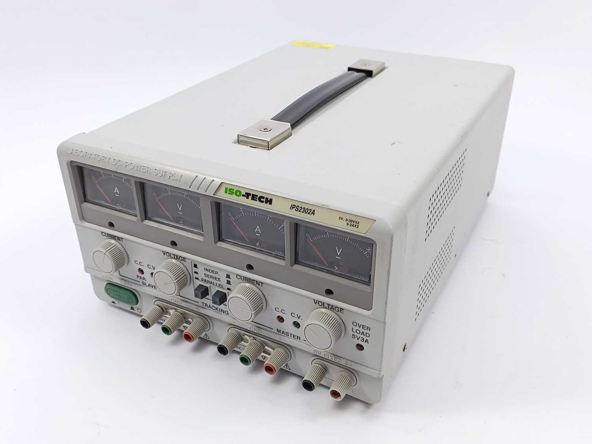 ISO-TECH IPS2302A Laboratory DC Power Supply 0-30V 0-2A - 5V/3A