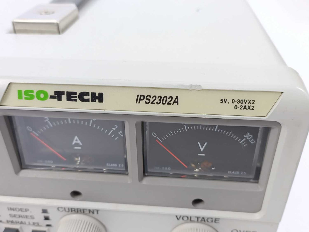 ISO-TECH IPS2302A Laboratory DC Power Supply 0-30V 0-2A - 5V/3A