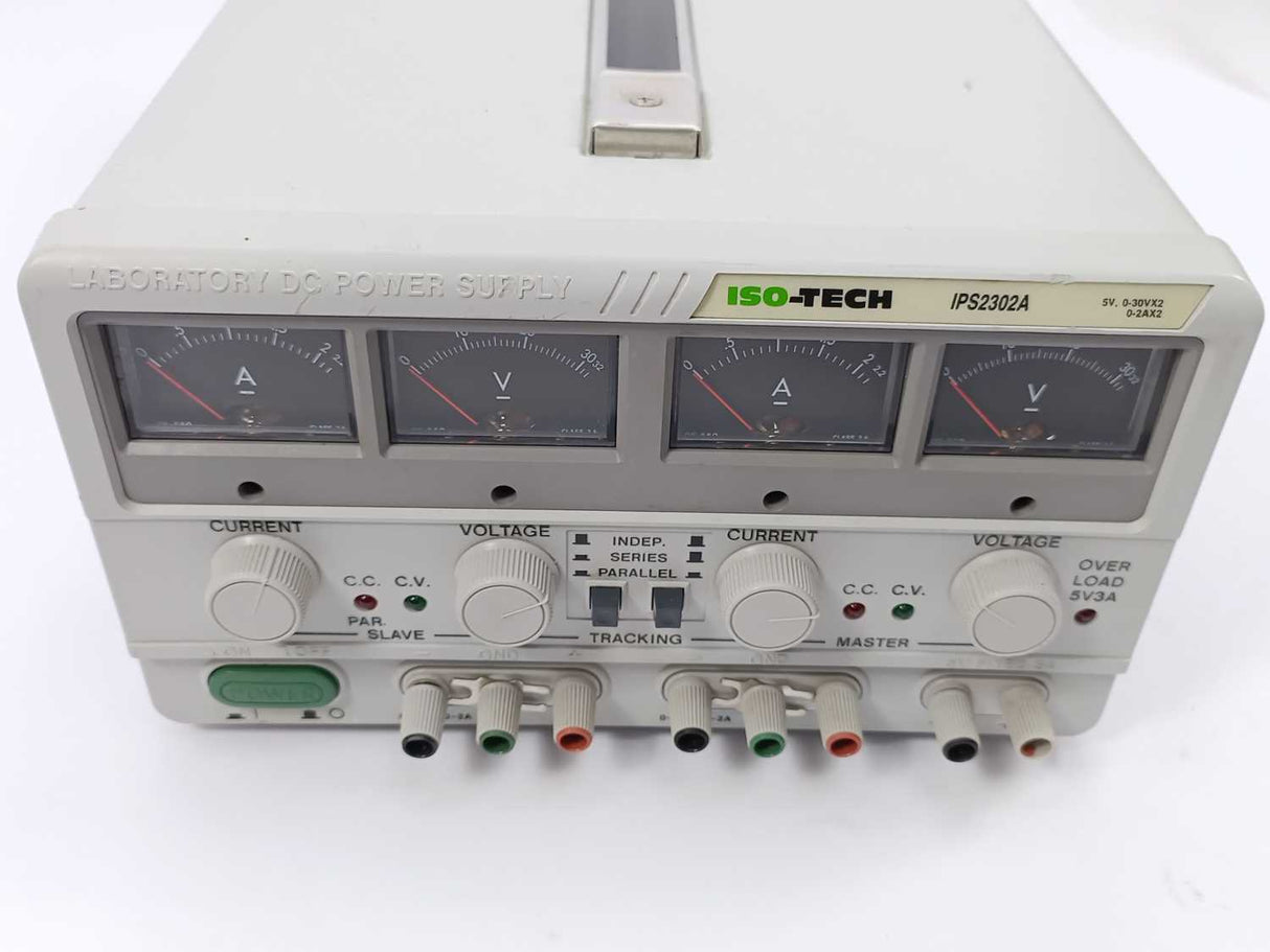 ISO-TECH IPS2302A Laboratory DC Power Supply 0-30V 0-2A - 5V/3A