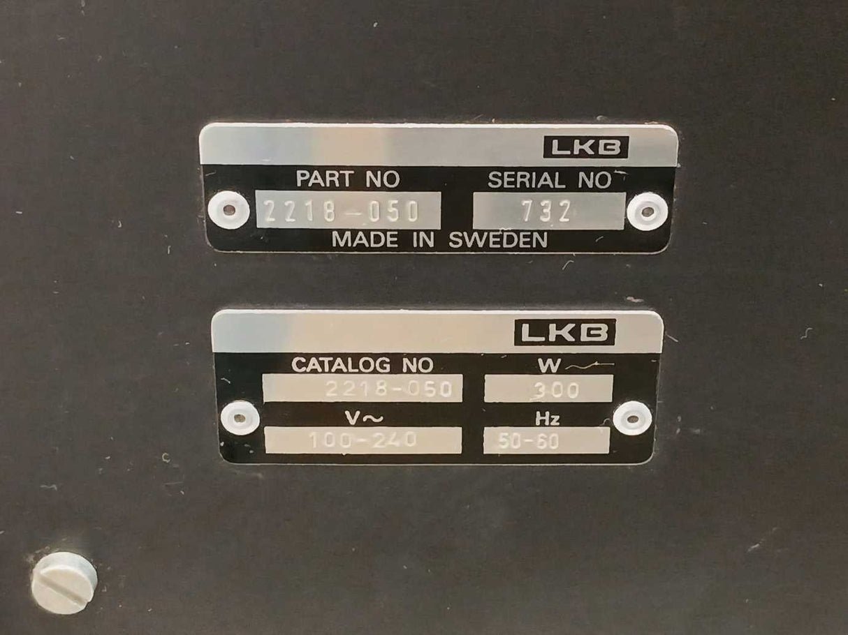 LKB BROMMA 2218-050 2218 Historange Microtome