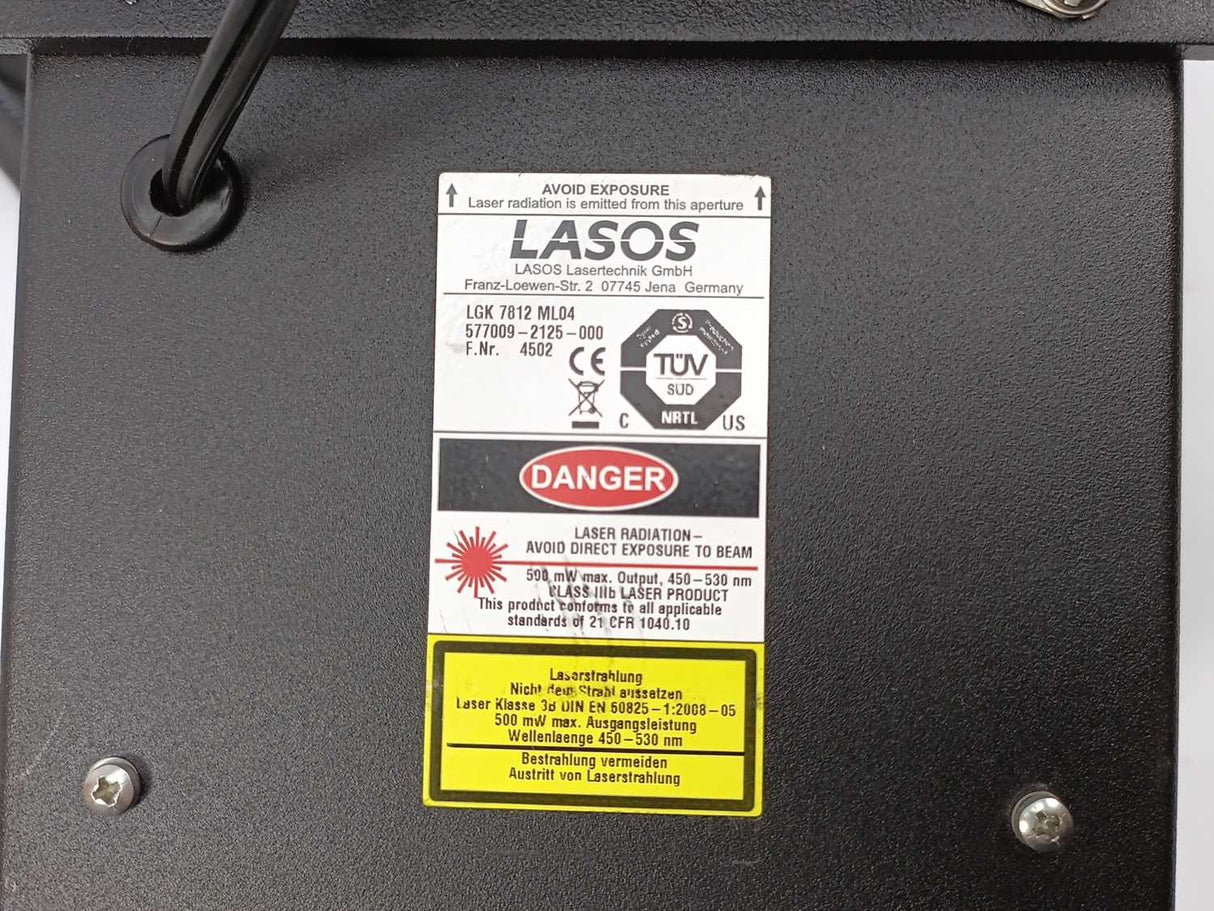 Lasos 577009-2125-000 LGK 7812 ML04 Laser