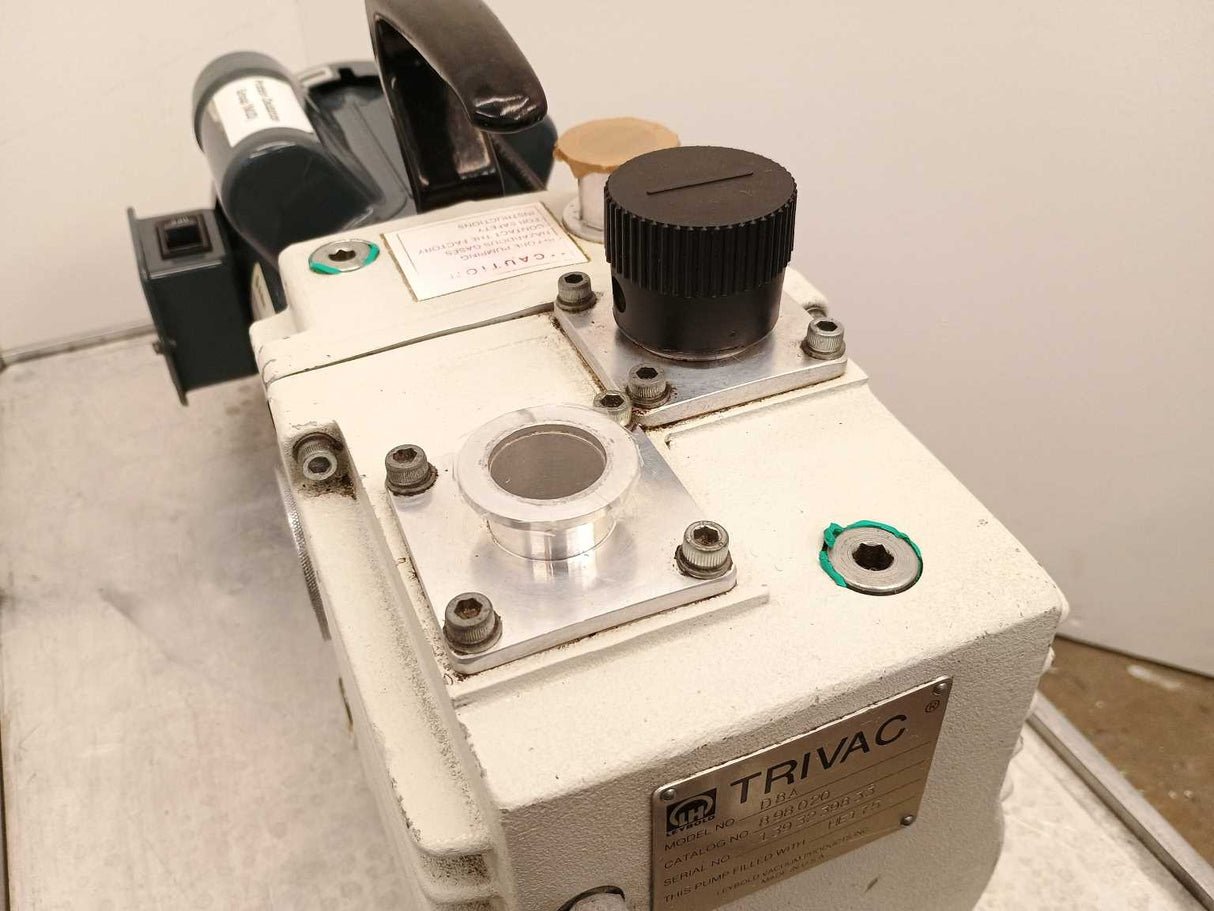 Leybold 898020 Trivac D8A Rotary Vane Vacuum Pump