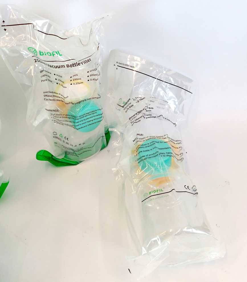 Biofil Vacuum Bottle Filter PES 0,22μm, 9x150ml, 1x 250ml, 1x500ml