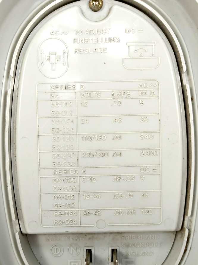 Friedland 66-024/69-024 Master Alarm Bell 24-48VDC