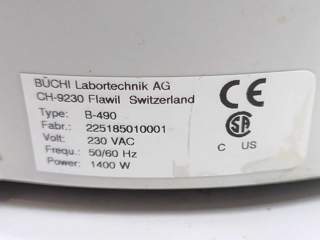Buchi B-490 Heating Bath 20-180°C, do not power up