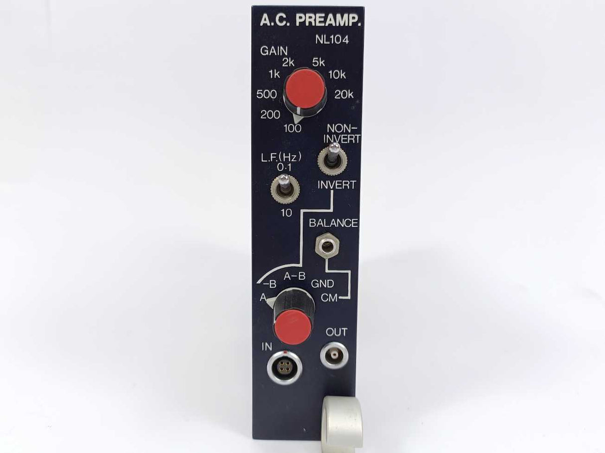 Digitimer NL104 A.C. PREAMP. Module