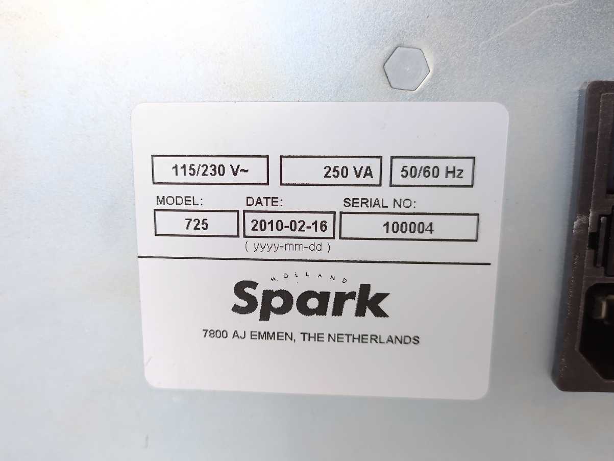 Spark Holland Prospekt 2 Model 725 SPE-workflow System Spare Parts