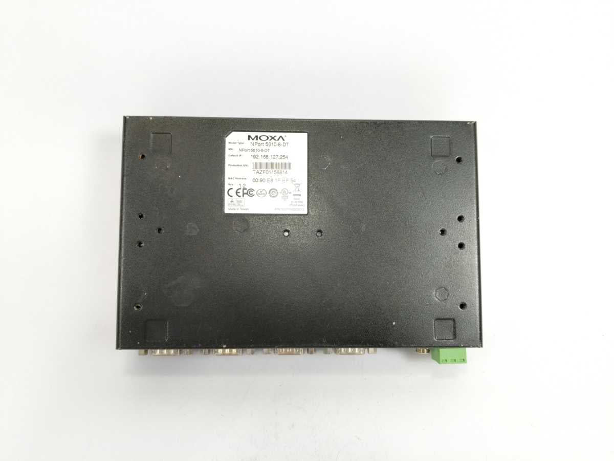 Moxa NPort 5610-8-DT 8-Port Ethernet Serial Device Server