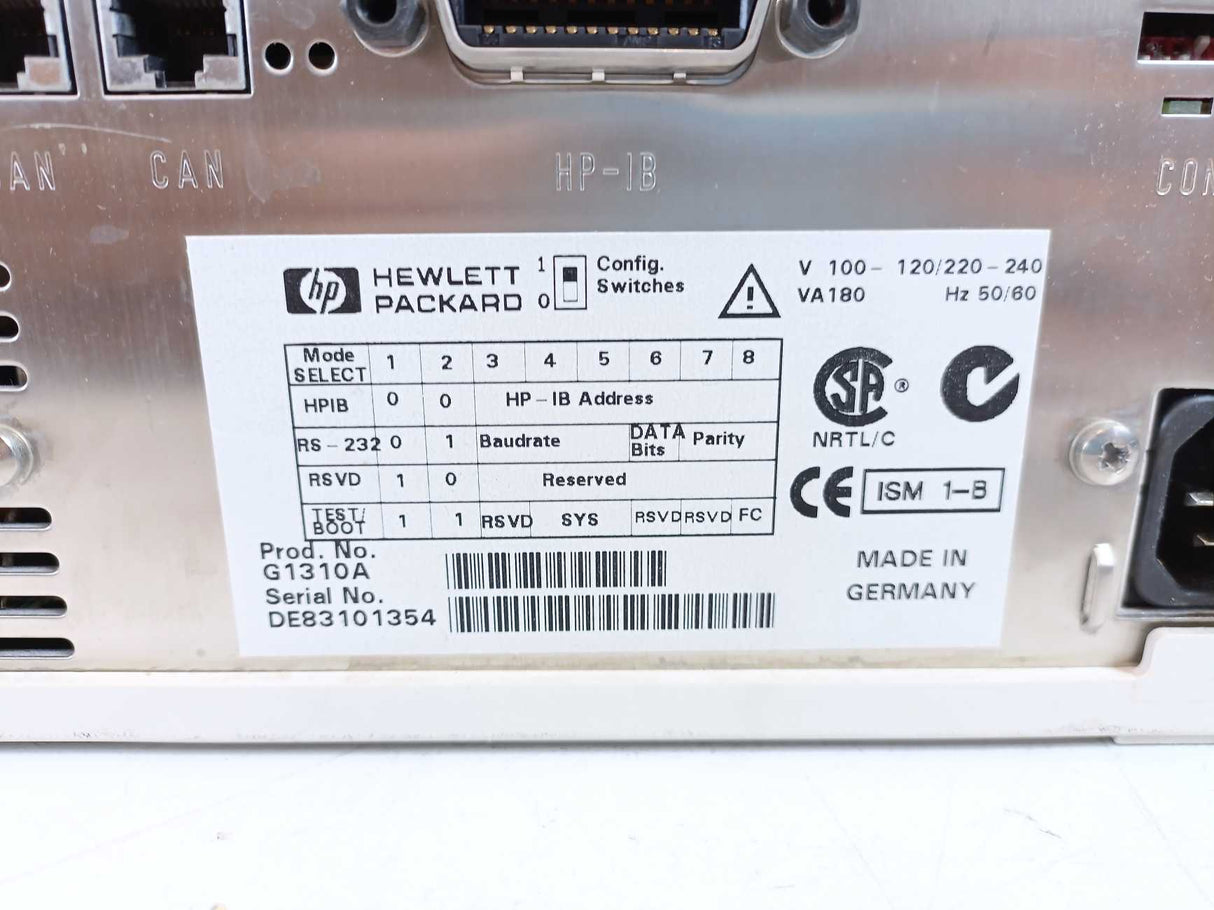 Hewlett Packard G1310A HP 1100 Iso Pump Lab