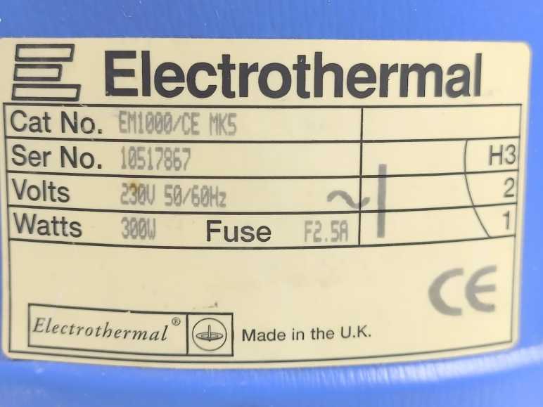 Electrotherm EM1000-CE MK5 Electromantle Spillproof Mantle 300W