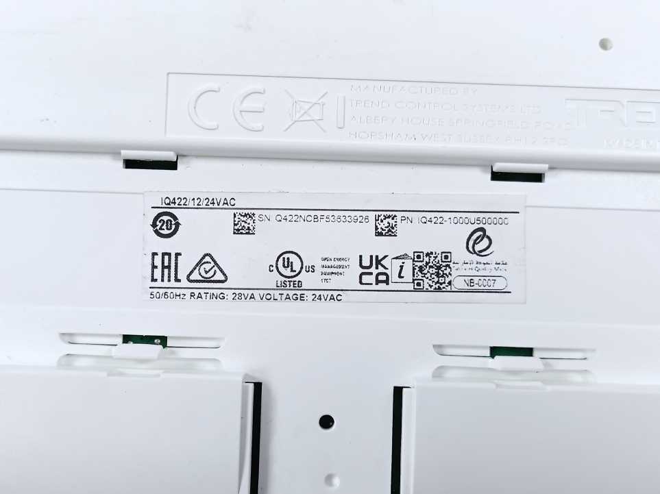 TREND IQ422 Controller Interface