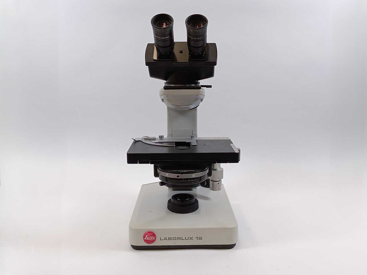 Leitz 020-435.025 Laborlux 12 Microscope, No optics w/ Periplan 10x/18