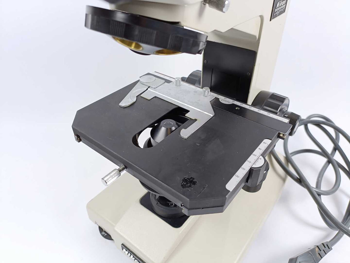 Nikon Labophot Research Microscope w/ 2pcs CFW10x Ocular